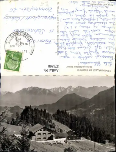 573360,Siemenshäuser a. Sudelfeld Blick z. Wilden Kaiser Oberaudorf Bayrischzell