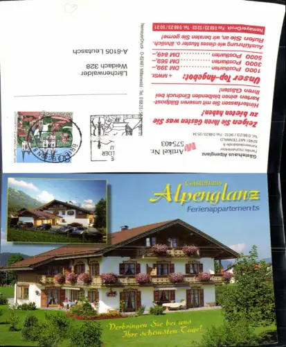 575403,Mehrbild Ak Mittenwald Gästehaus Alpenglanz