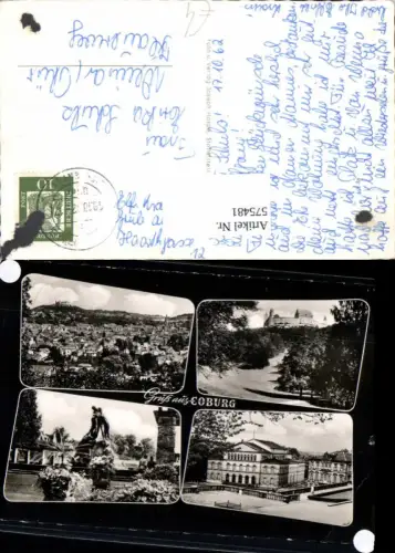575481,Mehrbild Ak Coburg Ansichten