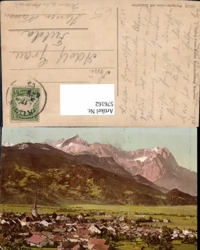 576162,Garmsich-Partenkirchen m. Zugspitze
