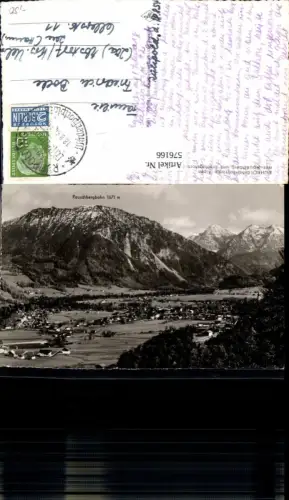 576166,Foto Ak Ruhpolding m. Rauschberg u. Sonntagshorn