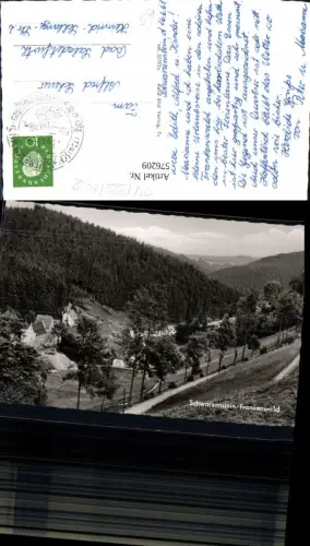 576209,Foto Ak Schwarzenstein Frankenwald Schwarzenbach am Wald