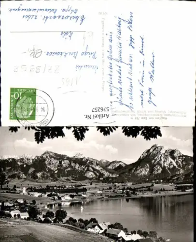 576257,Füssen Hopfen a. See m. Hochplatte Branderschrofen Ochsenkopf