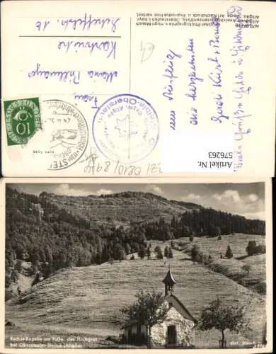 576263,Rochus-Kapelle am Fuße des Hochgrat b. Oberstaufen Steibis Allgäu