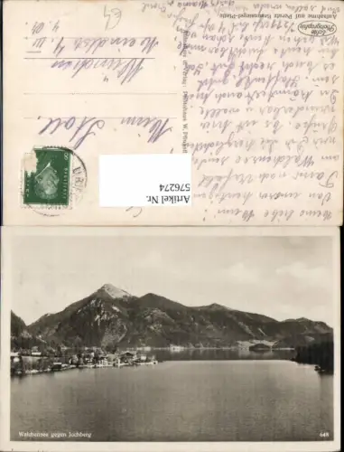 576274,Foto Ak Kochel am See Walchensee geg. Jochberg