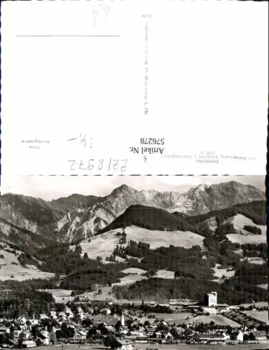 576278,Foto Ak Sonthofen m. Breitenberg Rotspitze u. Daumengruppe