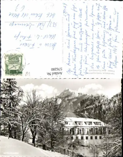 576280,Füssen Bad Faulenbach i. Winter Sanatorium Notburgaheim