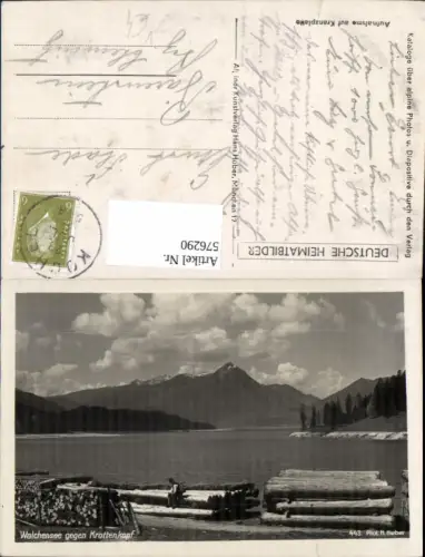 576290,Walchensee geg. Krottenkopf Kochel a. See pub Hans Huber 443