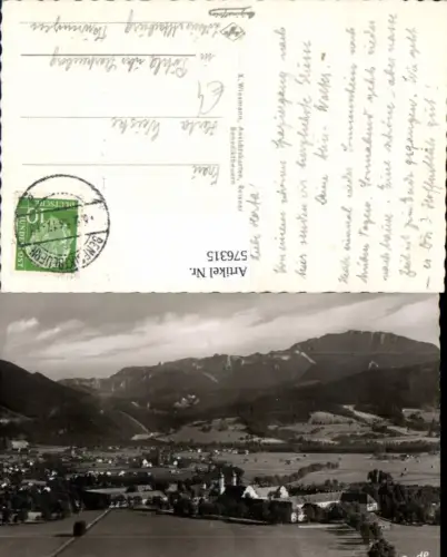 576315,Foto Ak Benediktbeuern Kloster m. Benediktenwand