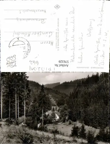 576329,Foto Ak Helmbrechts Frankenwald Bischofsmühle