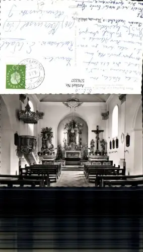 576337,Foto Ak Kloster Engelberg ob dem Main Großheubach Inneres der Wallfahrtskirche