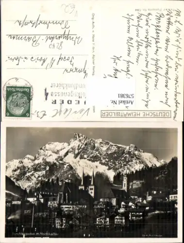 576381,Berchtesgaden m. Hochkalter pub Hans Huber 1344