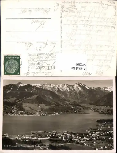 576396,Bad Wiessee m. Tegernsee u. Bodenschneid