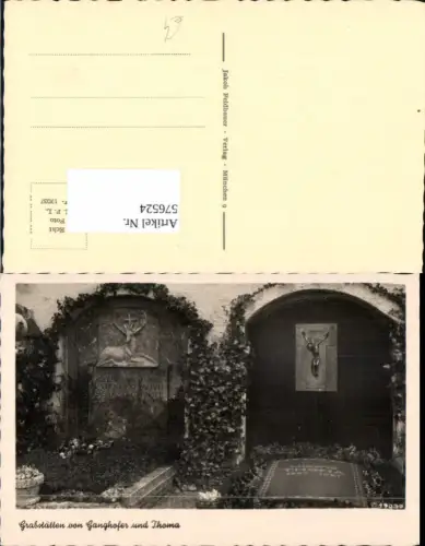 576524,Egern Grabstätten von Ganghofer und Thoma