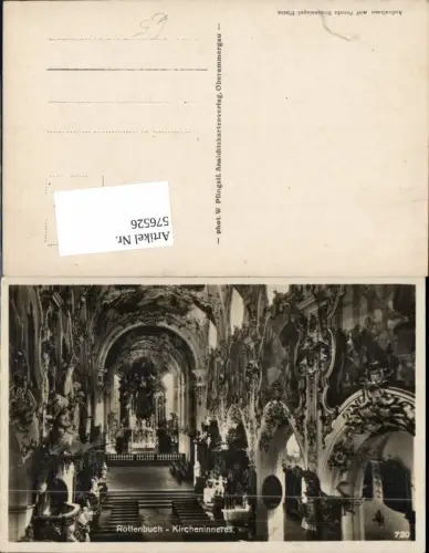 576526,Rottenbuch Kircheninneres