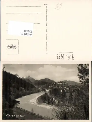 576639,Füssen am Lech Ansicht