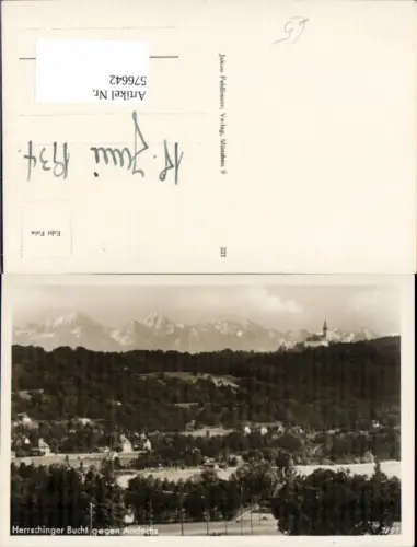 576642,Foto Ak Herrschinger Bucht geg. Andechs