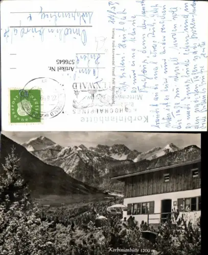 576645,Mittenwald Korbinianhütte m. Tiroler Berge