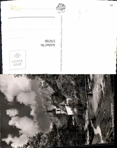 576700,Foto Ak Ramsau bei Berchtesgaden m. Reiteralpe Dorfkirche Brücke