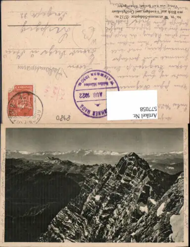 577058,Watzmann Südspitze m. Blick auf Venediger u. Großglockner Ramsau bei Berchtesgaden