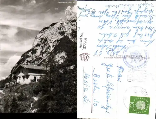 577206,Foto Ak Mittenwald Mittenwalder Hütte