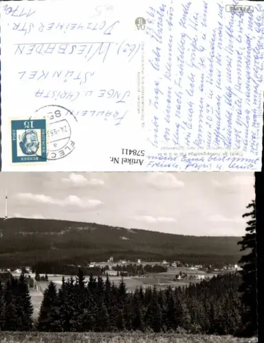 578411,Warmensteinach Fleckl i. Fichtelgebirge Fernsehturm a. d. Ochsenberg