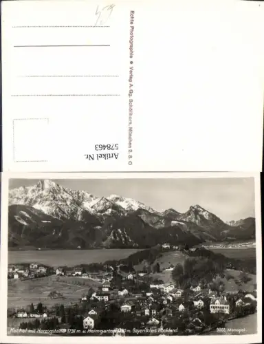 578463,Kochel m See m. Herzogstand u. Heimgarten