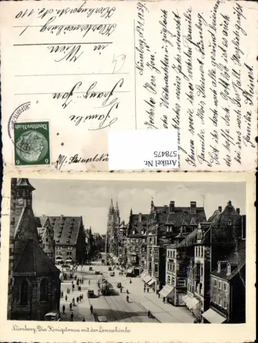578475,Nürnberg Königstrasse m. d. Lorenzkirche