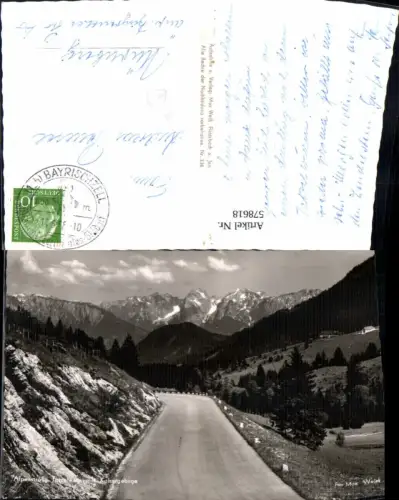 578618,Tatzelwurmstraße m. Kaisergebirge Oberaudorf