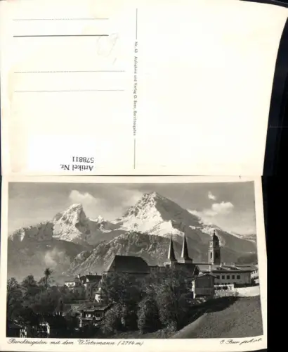 578811,Berchtesgaden m. d. Watzmann pub O. Beer 43