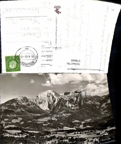 578849,Schönau am Königssee m. Kehlstein Hohem Göll u. Breit