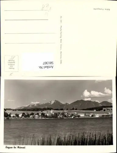 581307,Foto Ak Riegsee b. Murnau pub Photo Verlag Max Stoess