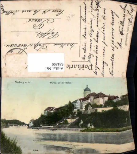 581899,Neuburg a. Donau Partie a. d. Donau