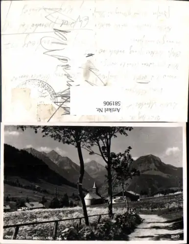 581906,Oberjoch b. Bad Hindelang Ansicht m. Kirche
