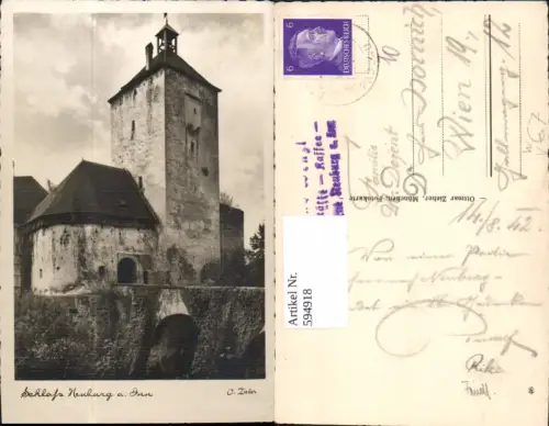 594918,Foto Ak Schloss Neuburg a. Inn pub Ottmar Zieher