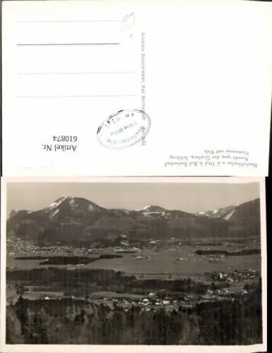 610874,Neubichleralm a. d. Högl b. Bad Reichenhall Aussicht geg. d. Gaisberg Hammerau u. Wals