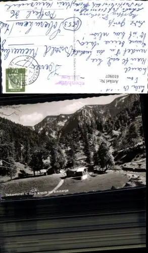 610907,Foto Ak Siebenhütten b. Bad Kreuth m. Blauberge