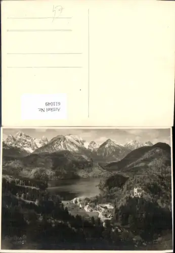 611049,Foto Ak Füssen Totale