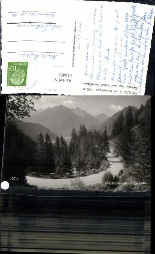 614459,Foto Ak Jochstraße Kurven b. Oberjoch Hochallgäu