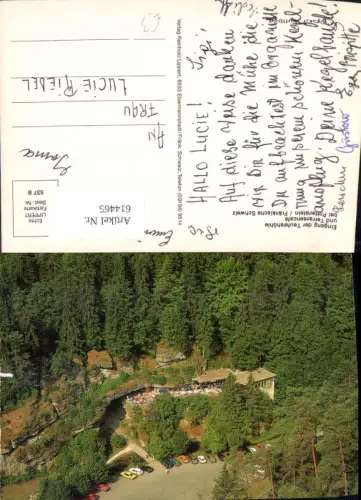 614465,Eingang d. Teufelshöhle u. Terrassencafe b. Pottenstein Fränkische Schweiz