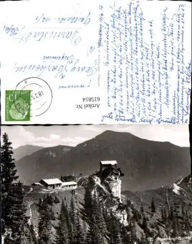 615814,Foto Ak Pürschlinghäuser August-Schuster-Haus Unterammergau