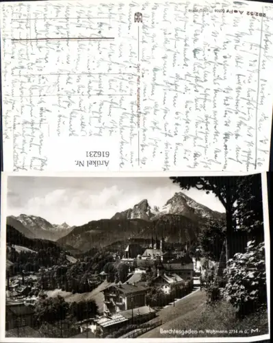 616231,Foto Ak Berchtesgaden m. Watzmann