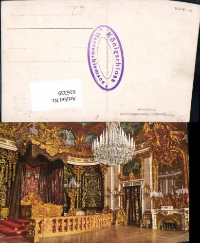 616339,Schloss Herrenchiemsee Prunkzimmer Interieur Gemeinde Chiemsee