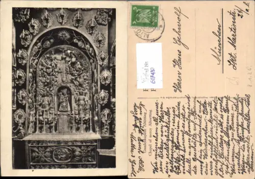617439,Altötting Gnadenkapelle Altar Kirche Innen