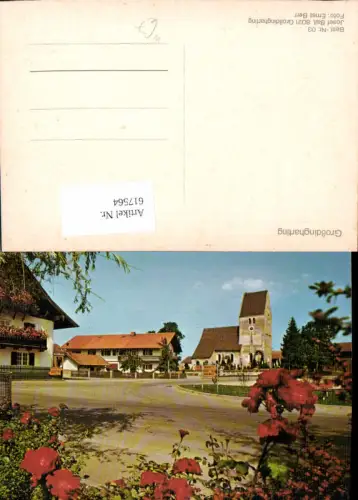 617564,Großdingharting Straßlach-Dingharting Ansicht m. Kirche