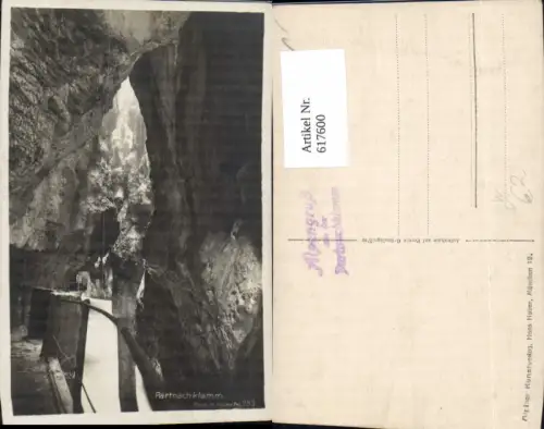 617600,Garmisch-Partenkirchen Partnachklamm pub H. Huber 783