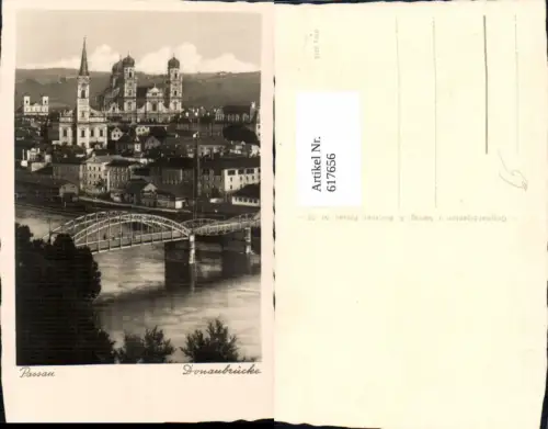 617656,Foto Ak Passau Donaubrücke Brücke