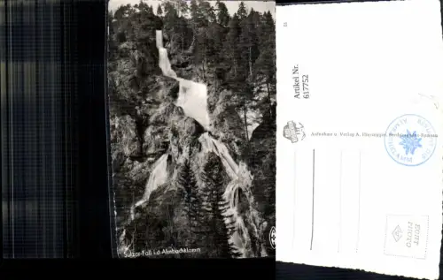 617752,Foto Ak Marktschellenberg Sulzer-Fall i. d. Almbachklamm Wasserfall