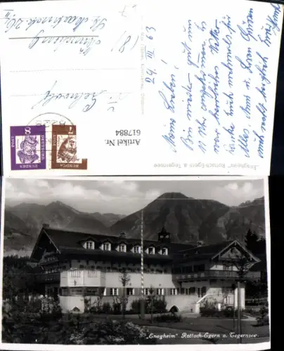 617884,Foto Ak Rottach-Egern a. Tegernsee Enagheim