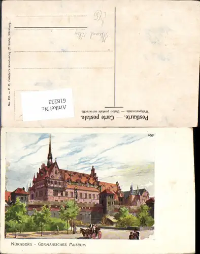 618233,Künstler Lithographie Heinrich Kley Nürnberg Germanisches Museum